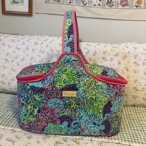 Lilly Pulitzer Patterned Party Large Insulated Soft Cooler Bag Beach Pool Picnic